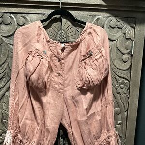 Pink Button-Up Bloomers magnolia pearl